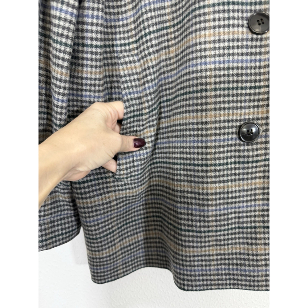 Madewell Dorset Plaid Wool Blend Blazer Size XL Women Oversized Academia Preppy - Picture 6 of 11